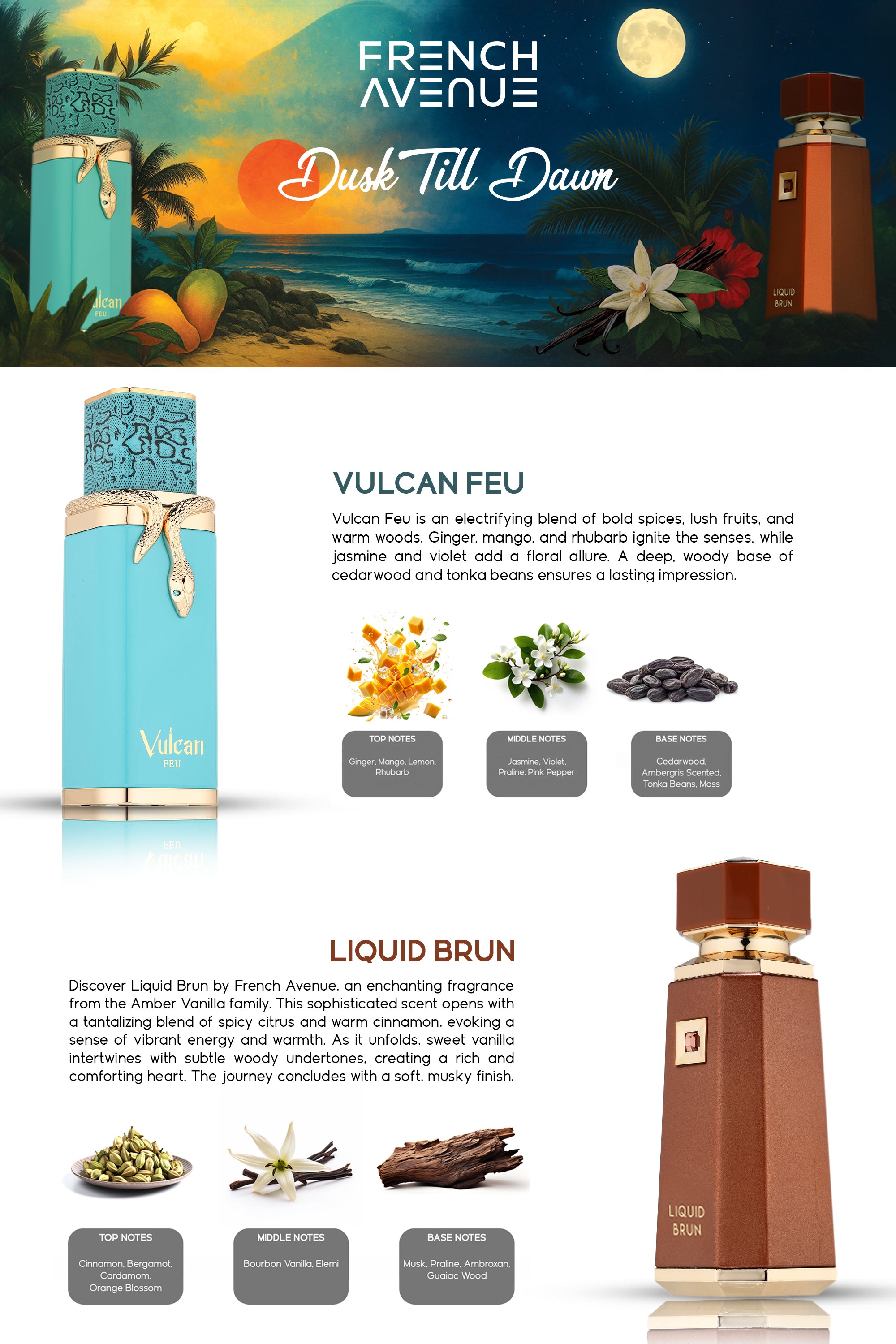 Dusk Till Dawn Perfume Gift Set – Liquid Brun & Vulcan Feu