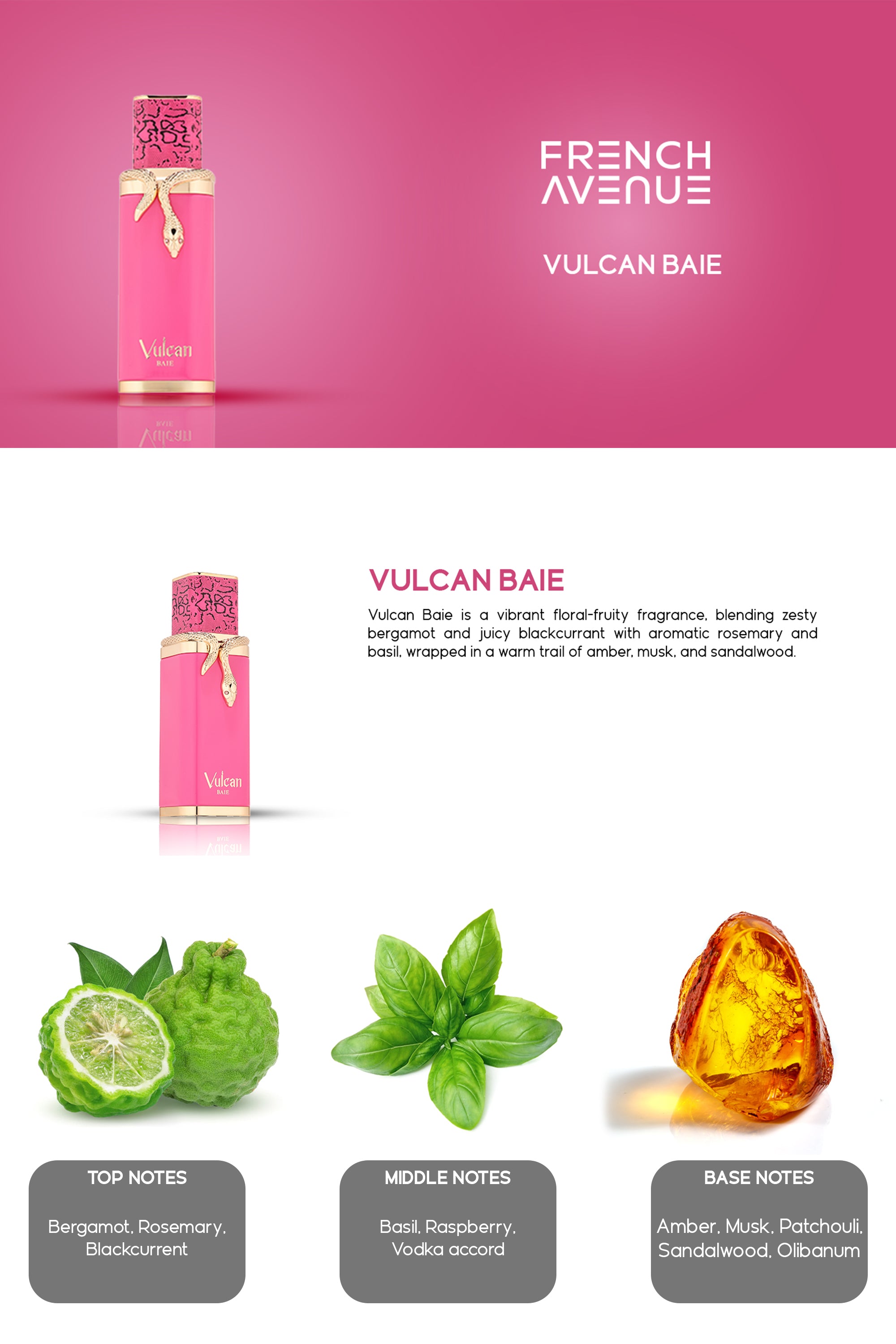 Vulcan Baie By French Avenue | Unisex Extrait De Parfum